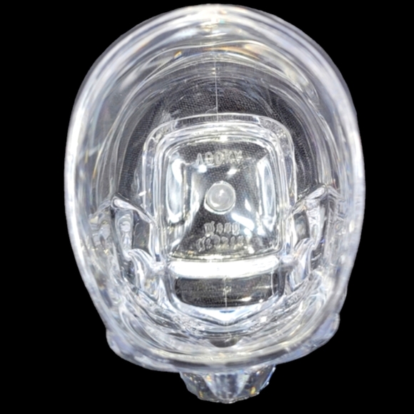 NEW 4"CRYSTAL HEAD" VODKA SKULL PLASTIC SHOT GLASSES - Picture 7 of 8
